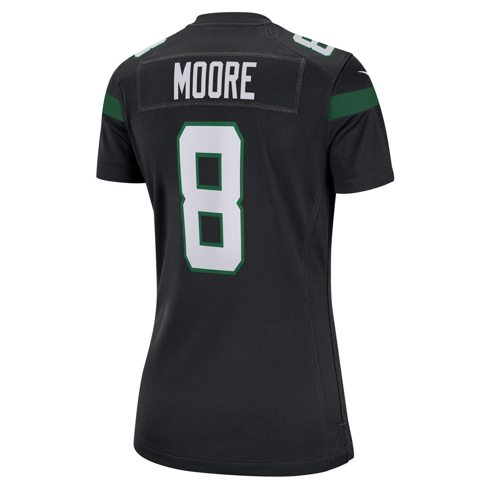Women's New York Jets Elijah Moore Game Jersey Stealth Black