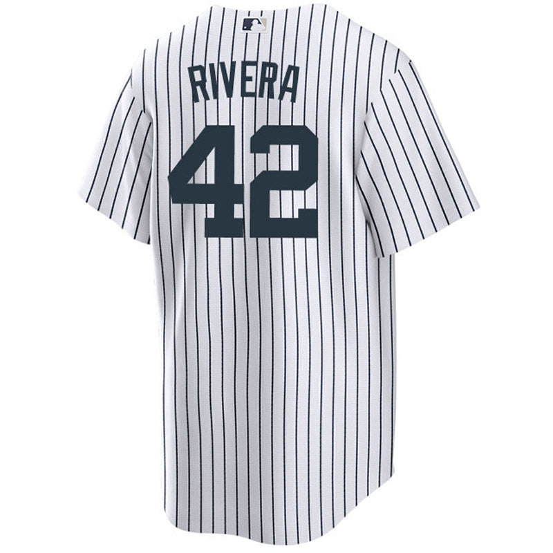 Men's New York Yankees Mariano Rivera Replica Player Name Home Jersey - White