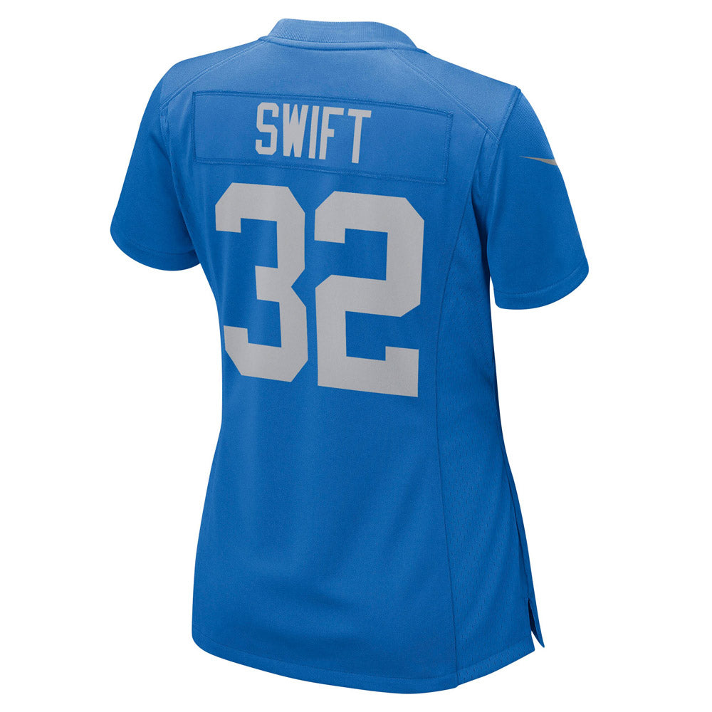 Women's Detroit Lions D'Andre Swift Game Player Jersey Blue