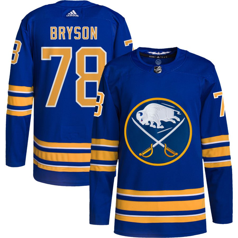 Buffalo Sabres #78 Jacob Bryson Royal Home Authentic Pro Jersey