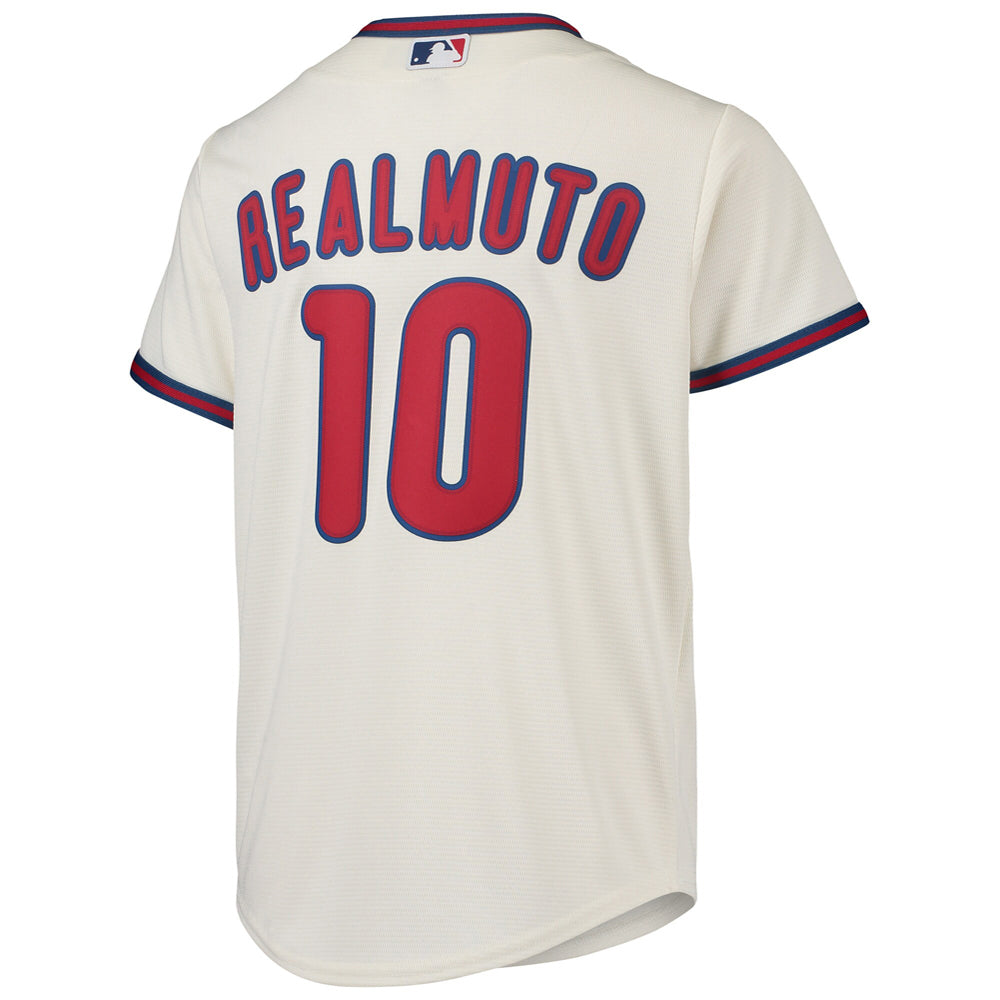Youth Philadelphia Phillies J.T. Realmuto Alternate Player Jersey - Cream