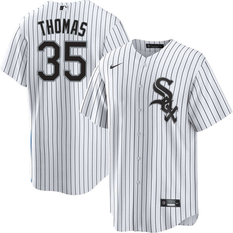Men's Chicago White Sox Frank Thomas Replica Home Jersey - White