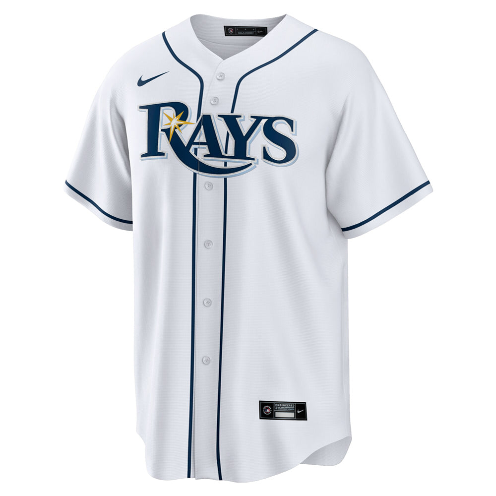 Men's Tampa Bay Rays Kevin Kiermaier Home Player Name Jersey - White