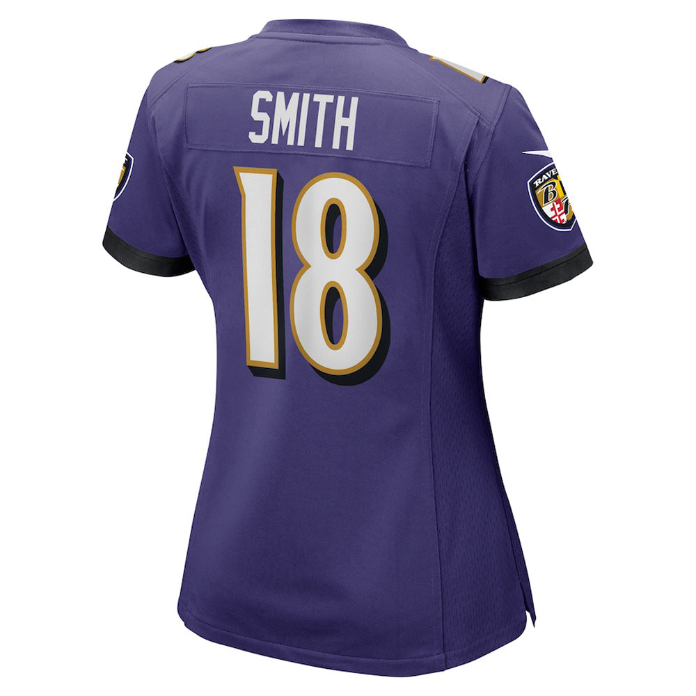 Women's Baltimore Ravens Roquan Smith Game Jersey - Purple