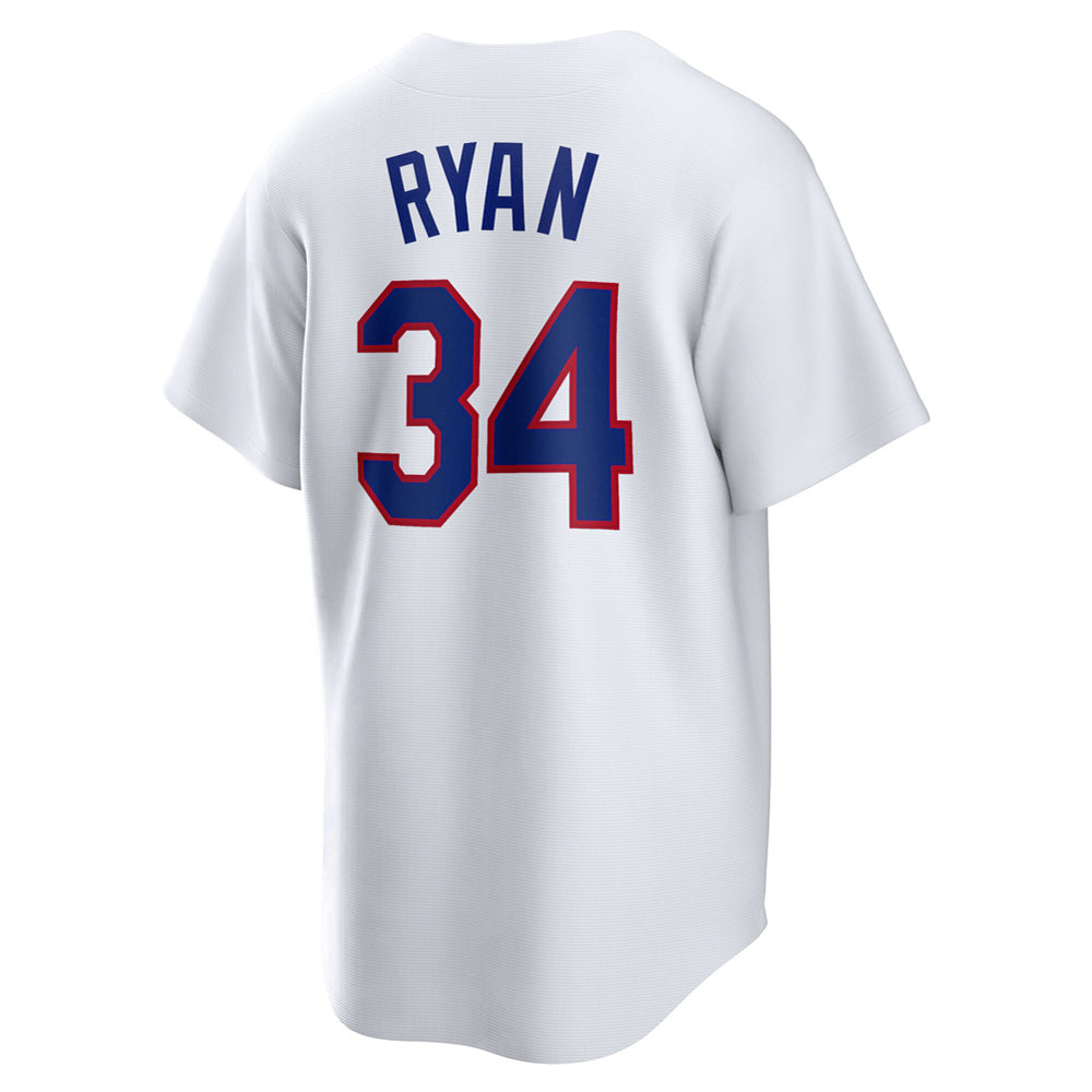 Men's Texas Rangers Nolan Ryan Home Cooperstown Collection Player Jersey - White