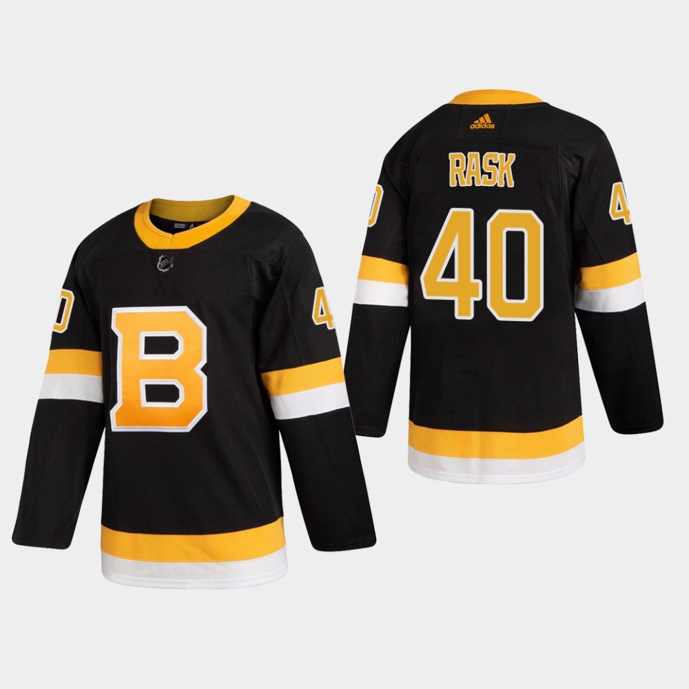 Boston Bruins #40 Tuukka Rask Black Authentic Pro Jersey