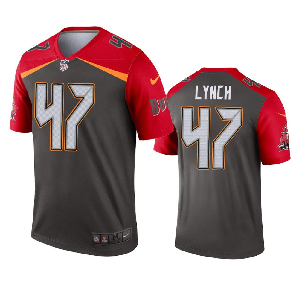 Youth Tampa Bay Buccaneers John Lynch Legend Jersey - Pewter